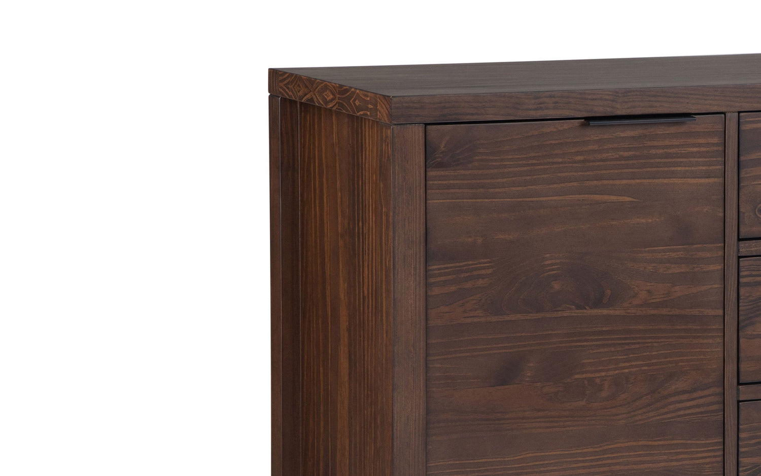 Warm Walnut Brown | Hollander Solid Wood Sideboard Buffet