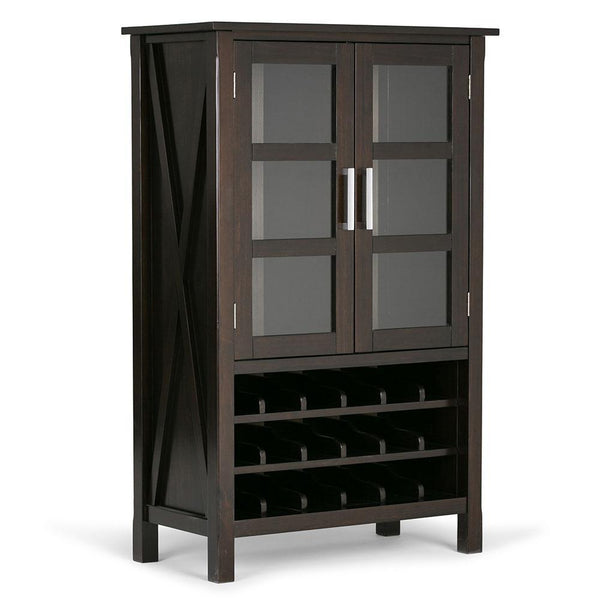 Hickory Brown | Kitchener High Storage Wine Rack