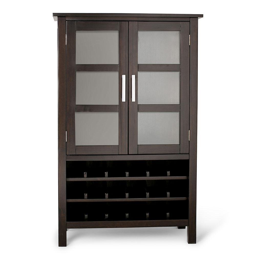 Hickory Brown | Kitchener High Storage Wine Rack