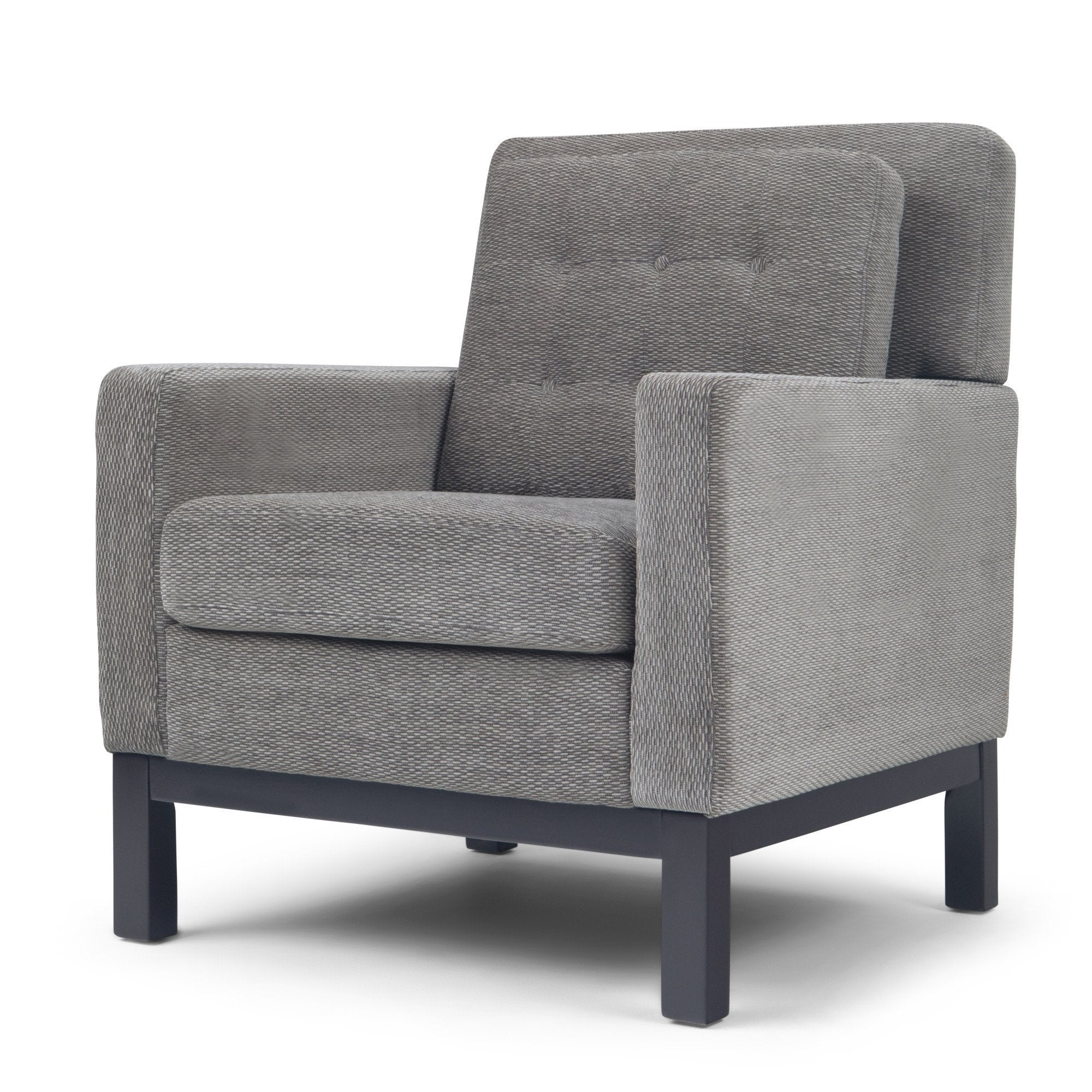 Pewter Linen Style Fabric | Carrigan Club Chair