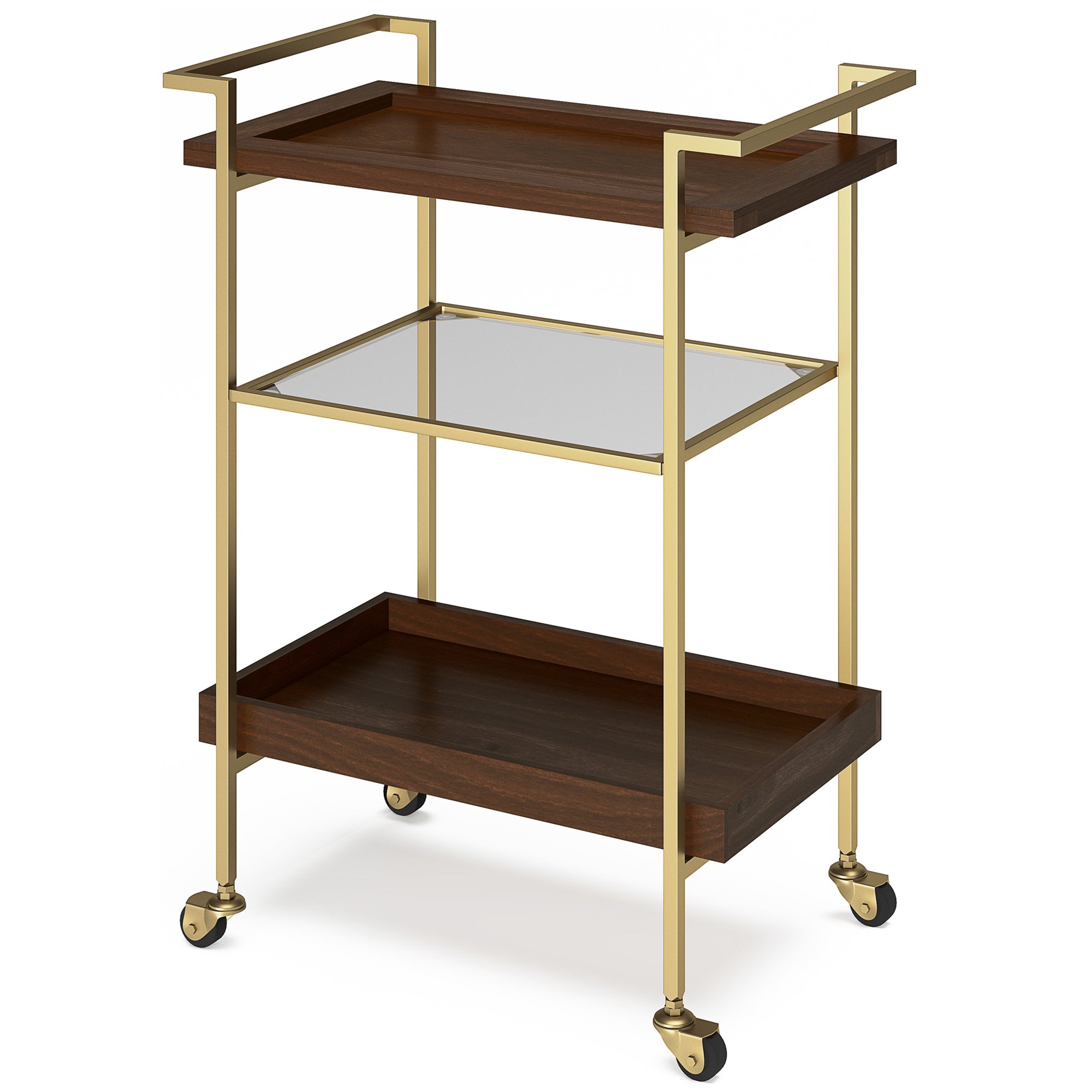 Jace 26 inch Bar Cart in Mango – Simpli Home