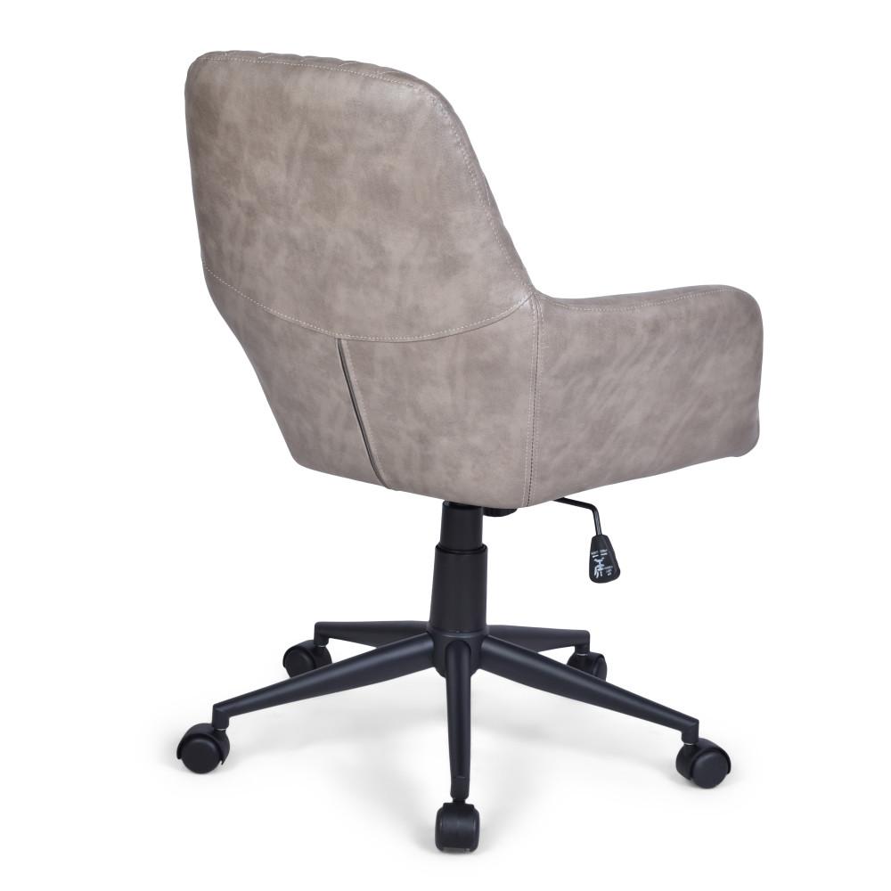 Distressed Grey Distressed Vegan  Leather | Goodwin Swivel Office Chair