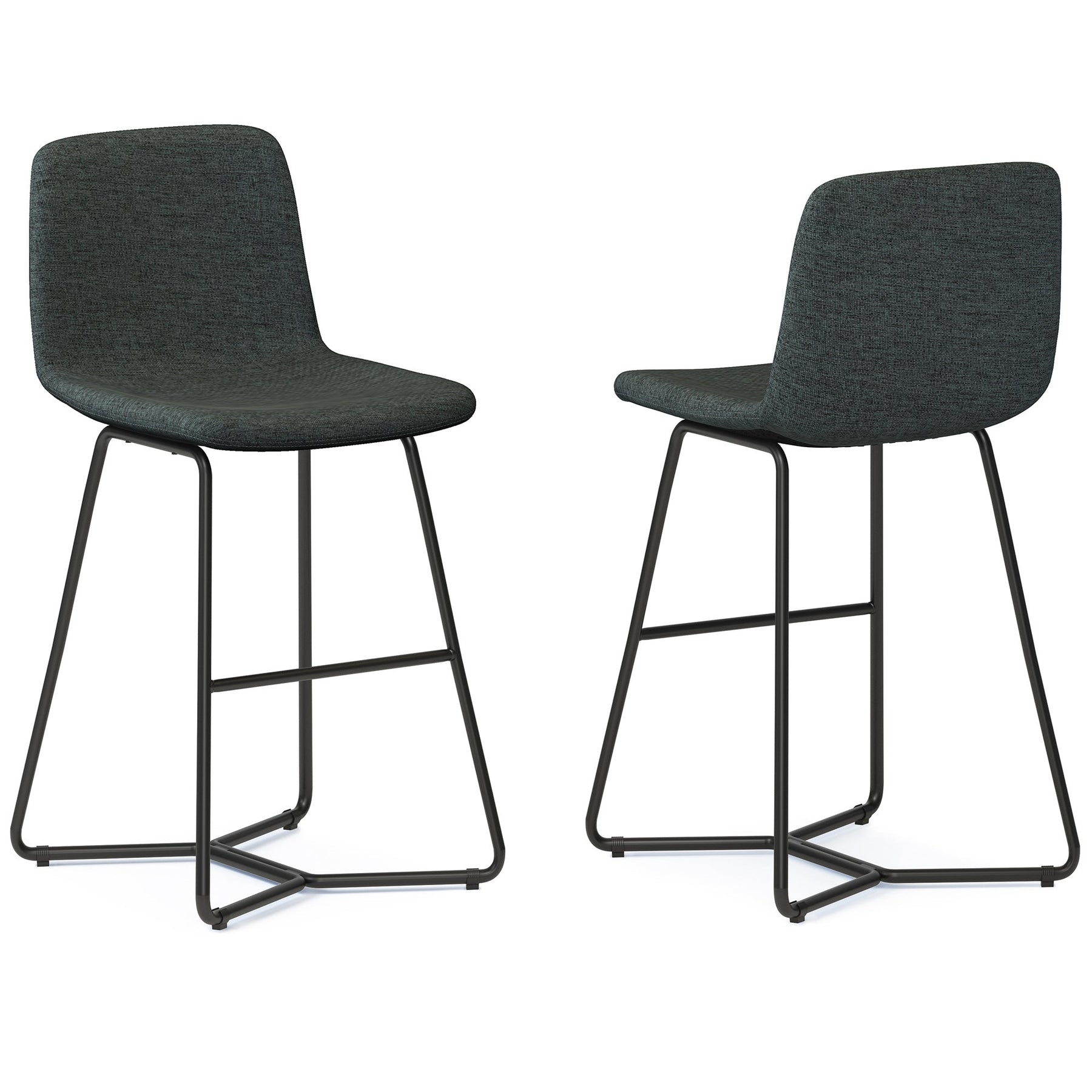 Charcoal Grey | Wilcox Counter Height Stool (Set of 2)