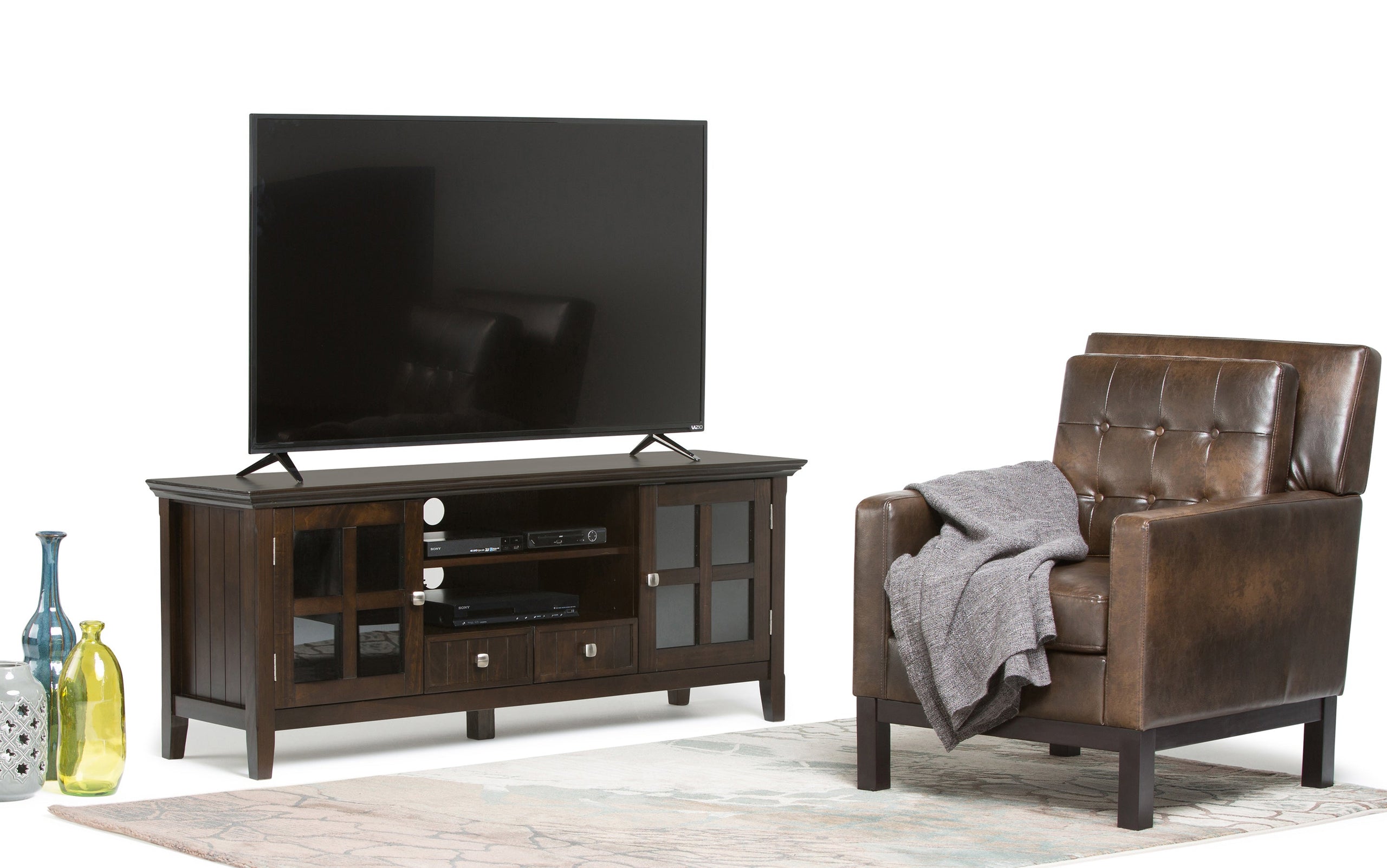 Brunette Brown | Acadian 60 inch TV Stand