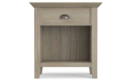 Distressed Grey | Acadian Bedside Table