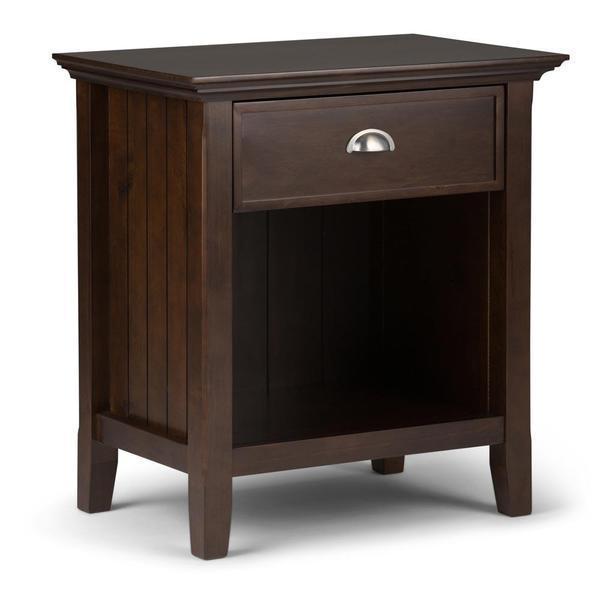 Brunette Brown | Acadian Bedside Table