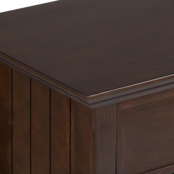 Brunette Brown | Acadian Bedside Table