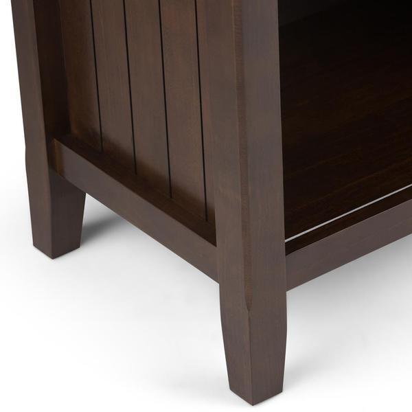 Brunette Brown | Acadian Bedside Table