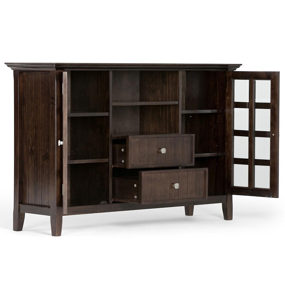 Brunette Brown | Acadian Tall TV Stand