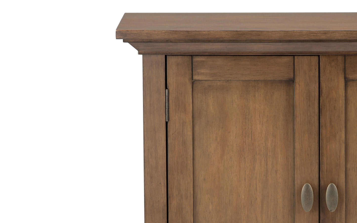 Rustic Natural Aged Brown | Redmond 32 inch Low Storage Cabinet