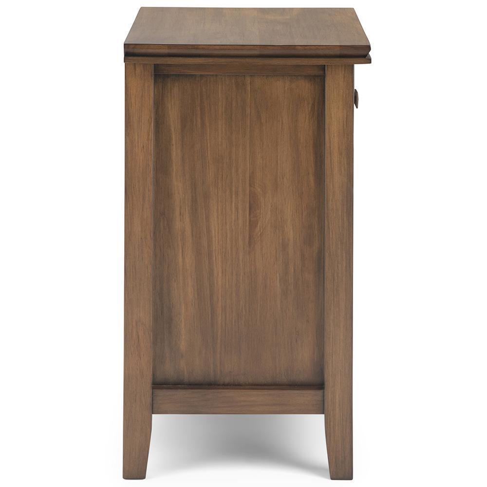 Rustic Natural Aged Brown | Artisan Bedside Table 