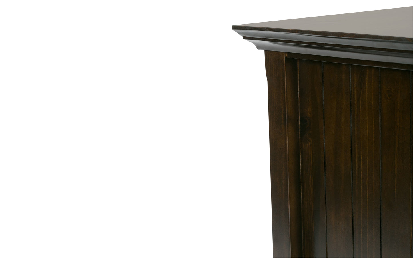 Dark Tobacco Brown Solid Wood - Pine | Bedford Tall TV Stand