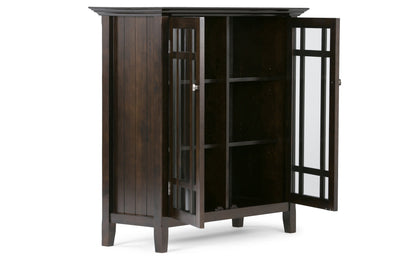 Dark Tobacco Brown | Bedford Medium Storage Cabinet