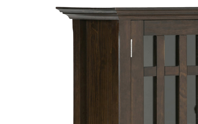 Dark Tobacco Brown | Bedford Low Storage Cabinet