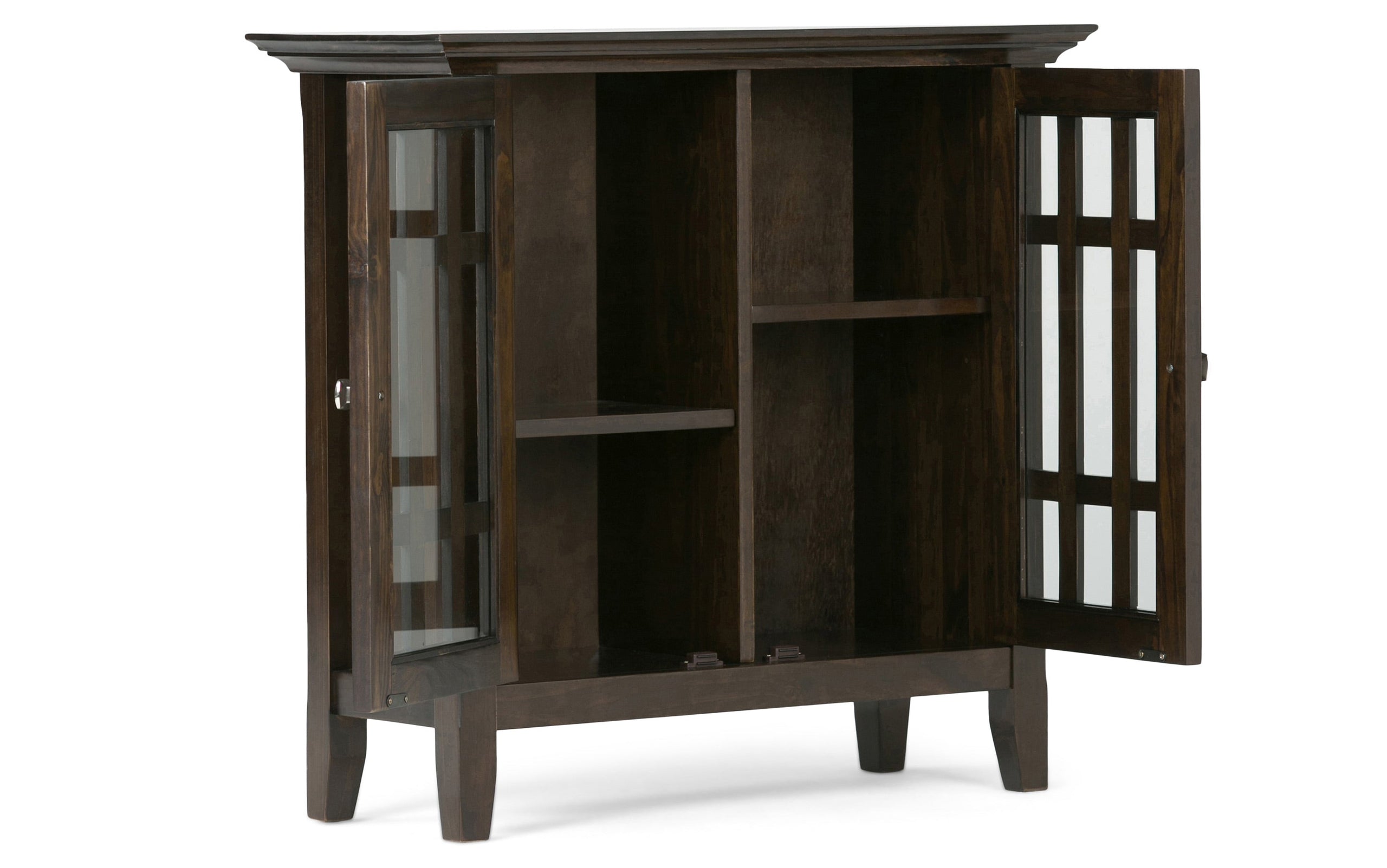 Dark Tobacco Brown | Bedford Low Storage Cabinet