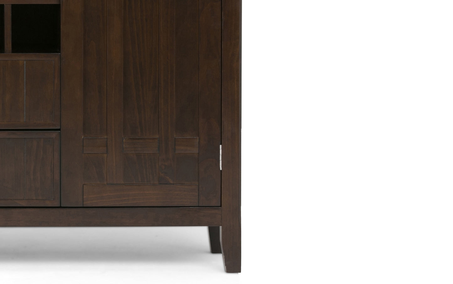 Dark Tobacco Brown | Bedford Sideboard Buffet & Winerack