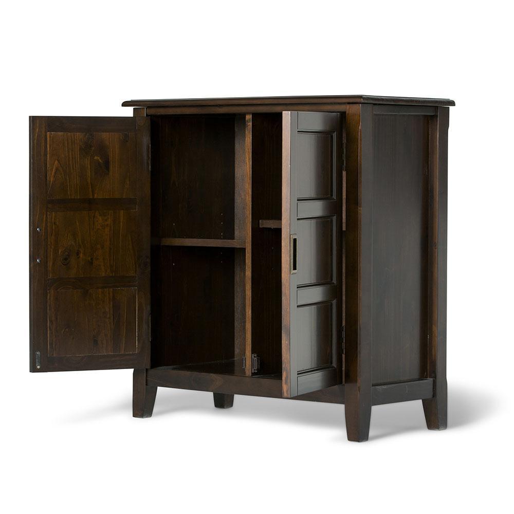 Mahogany Brown | Burlington Low Storage Cabinet