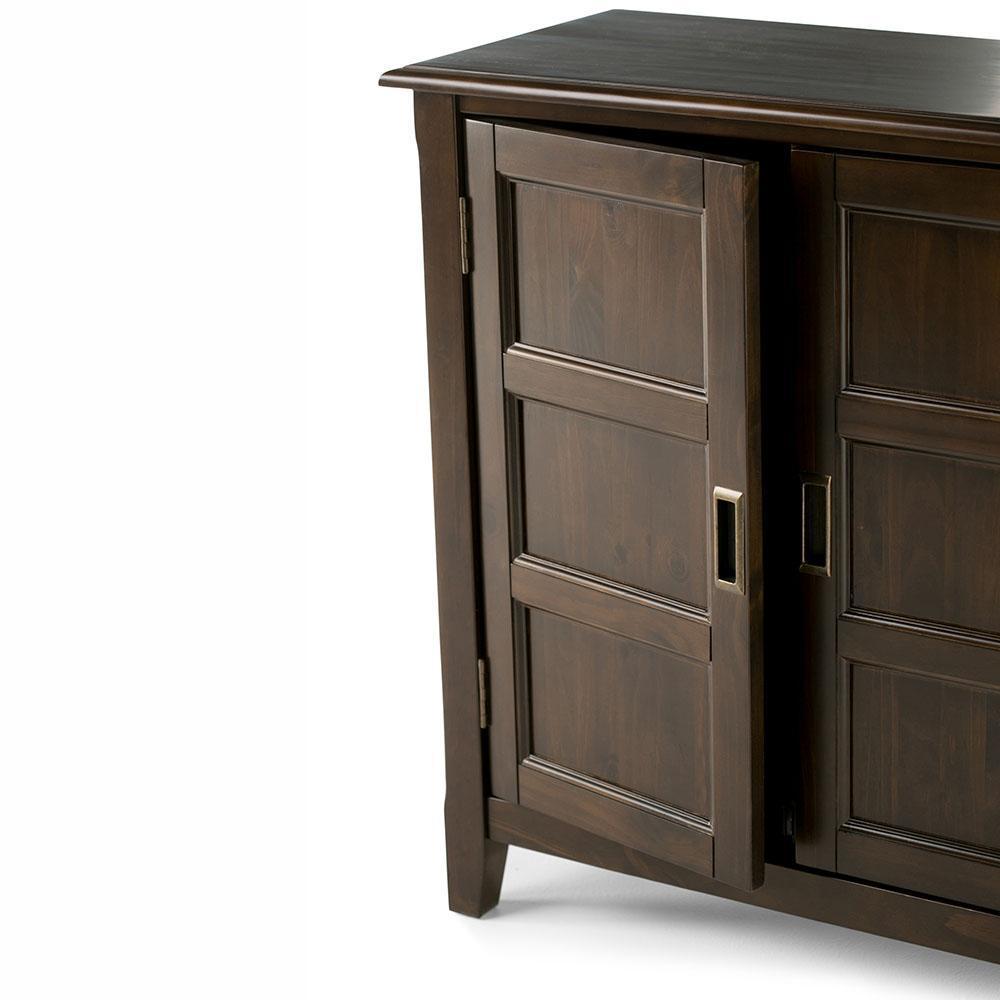 Mahogany Brown | Burlington Low Storage Cabinet