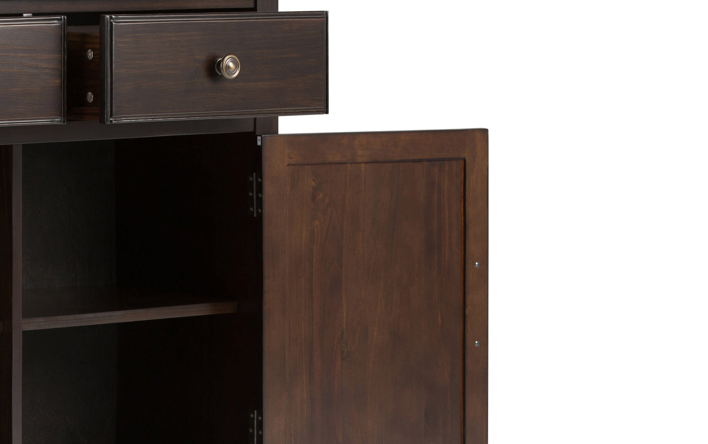 Dark Chestnut Brown | Connaught Entryway Storage Cabinet