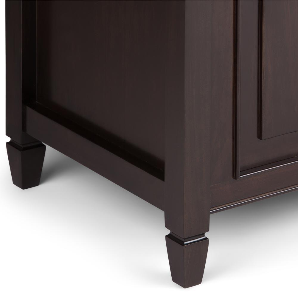 Dark Chestnut Brown | Connaught Bench Storage Trunk