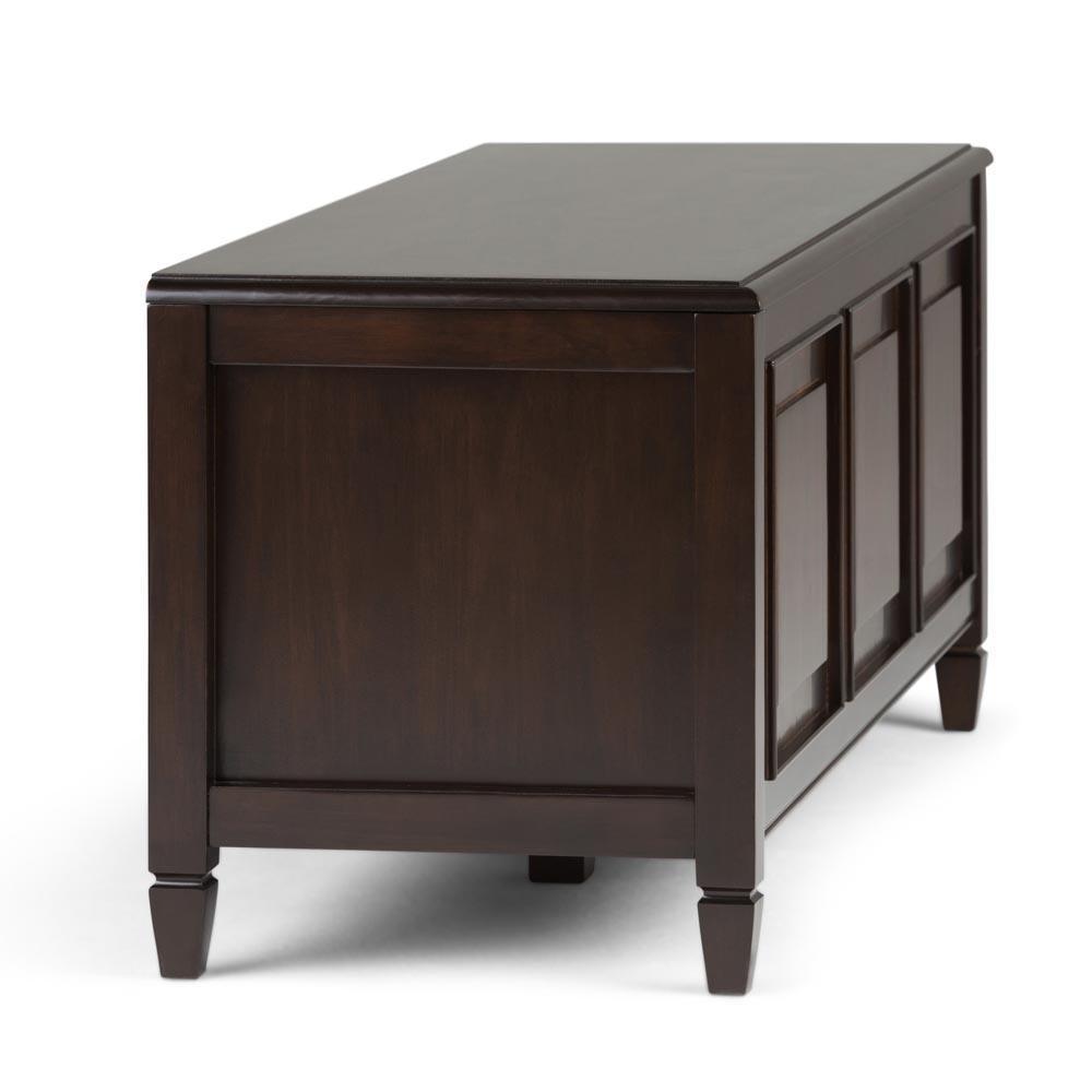 Dark Chestnut Brown | Connaught Bench Storage Trunk