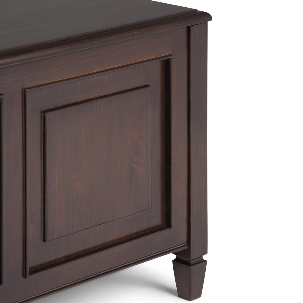 Dark Chestnut Brown | Connaught Bench Storage Trunk