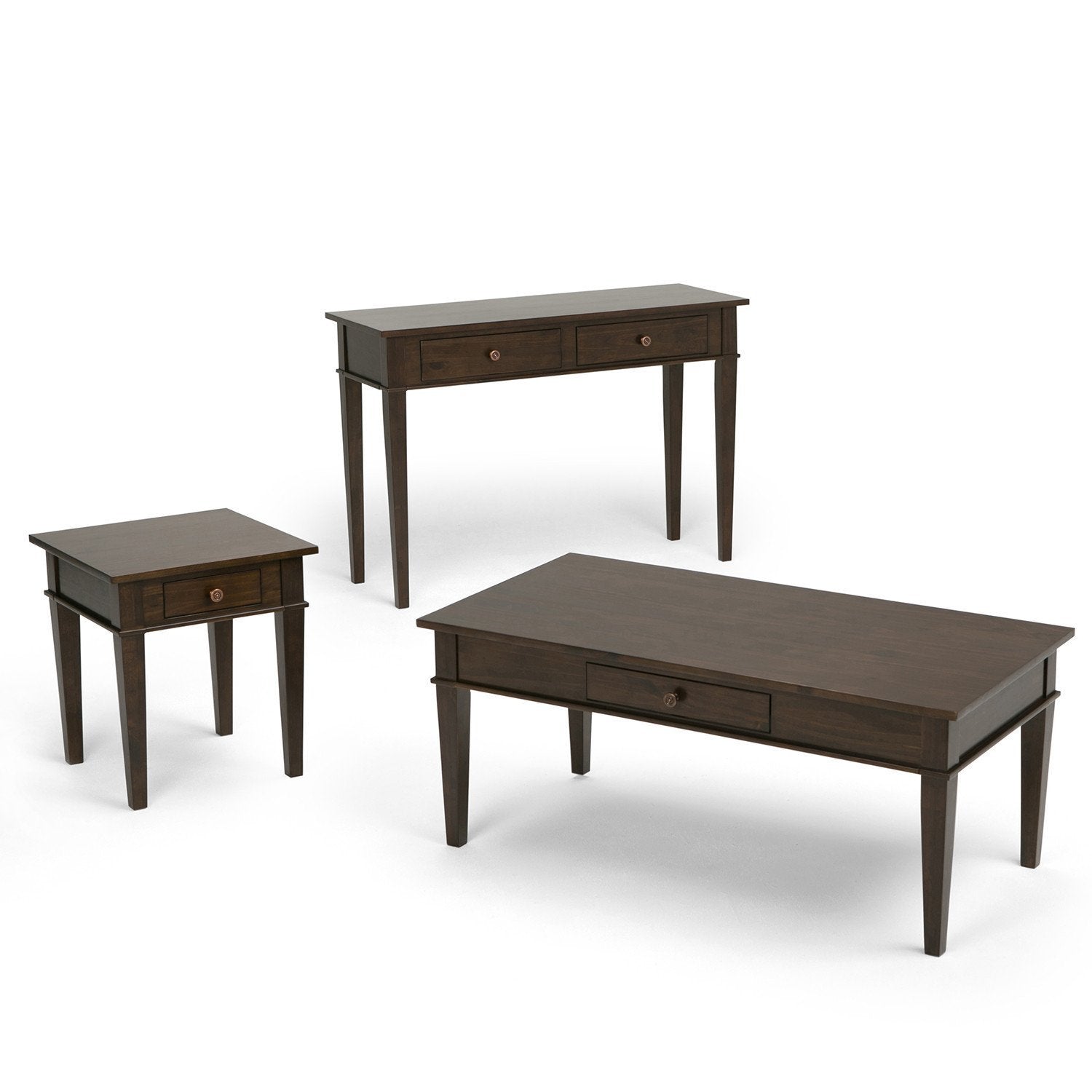 Tobacco Brown | Carlton Console Sofa Table