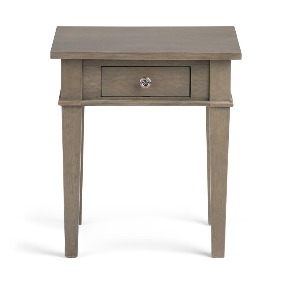 Farmhouse Grey | Carlton 18 inch End Side Table