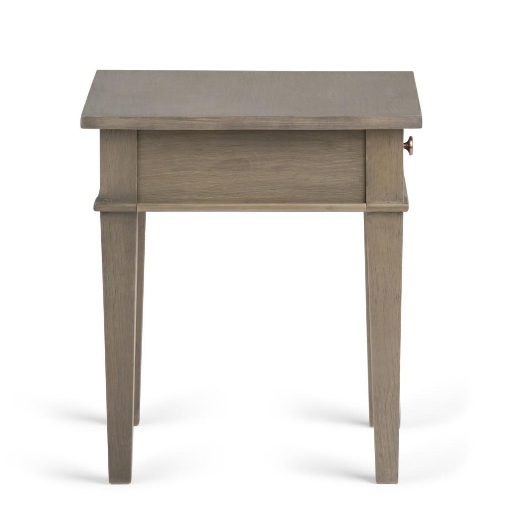 Farmhouse Grey | Carlton 18 inch End Side Table