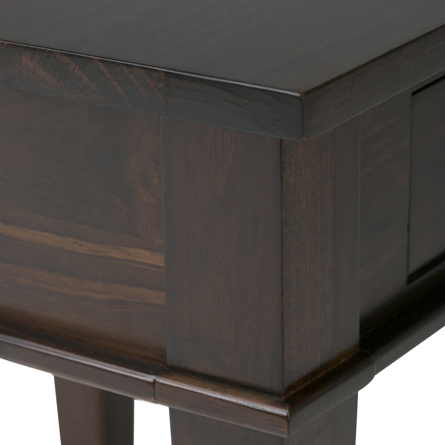 Dark Tobacco Brown | Carlton 18 inch End Side Table