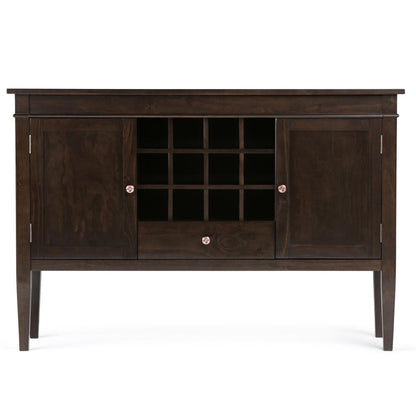 Tobacco Brown | Carlton Sideboard Buffet & Wine Rack