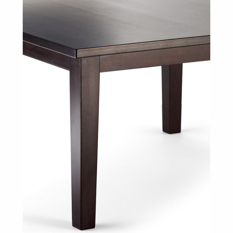 Java Brown Rubberwood | Eastwood 54 inch Square Dining Table