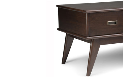 Medium Auburn Brown | Draper Mid Century Coffee Table