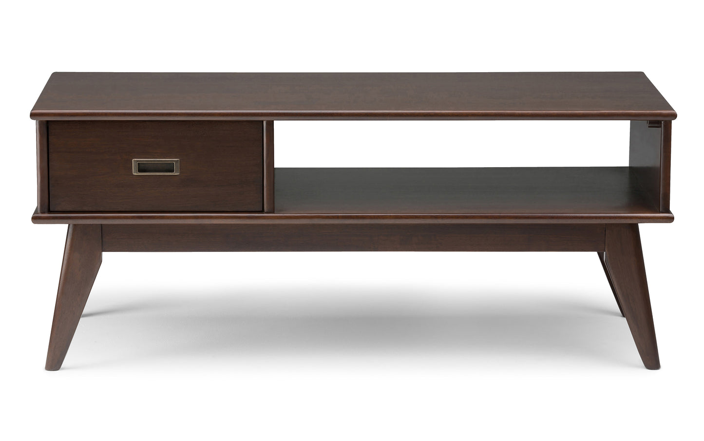 Medium Auburn Brown | Draper Mid Century Coffee Table