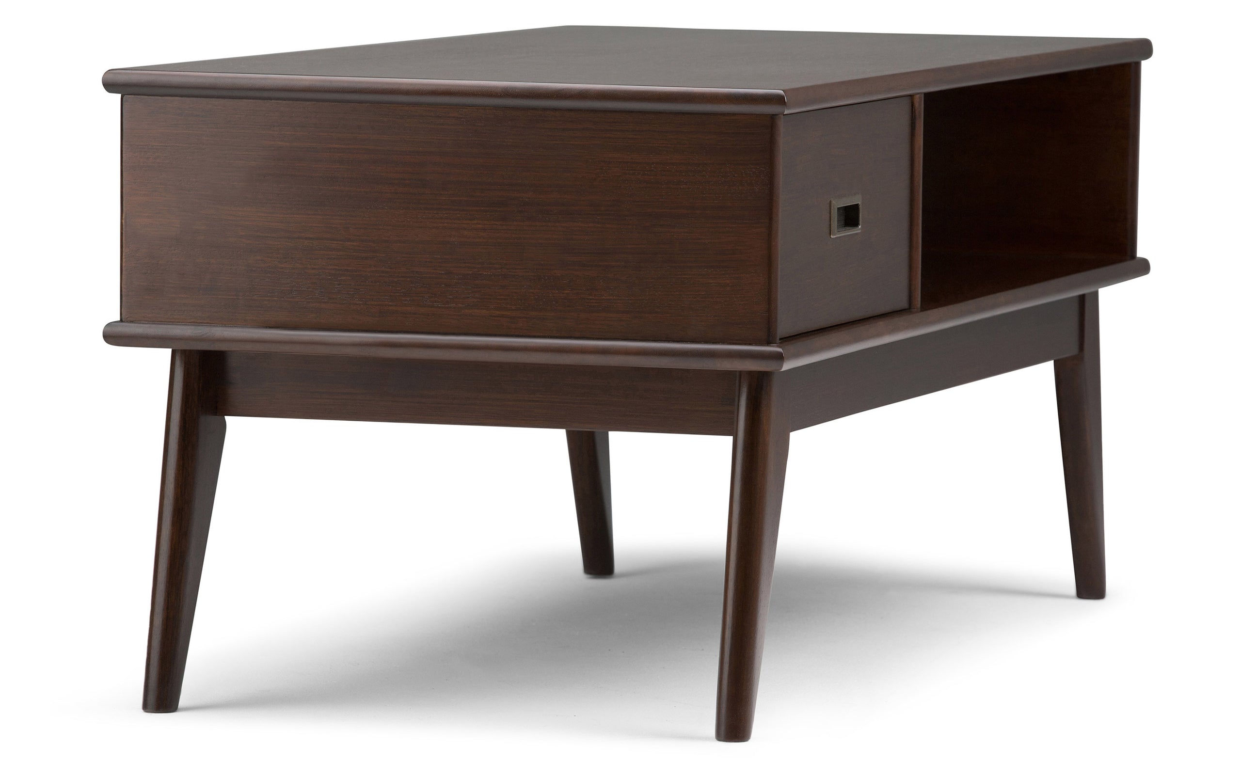 Medium Auburn Brown | Draper Mid Century Coffee Table