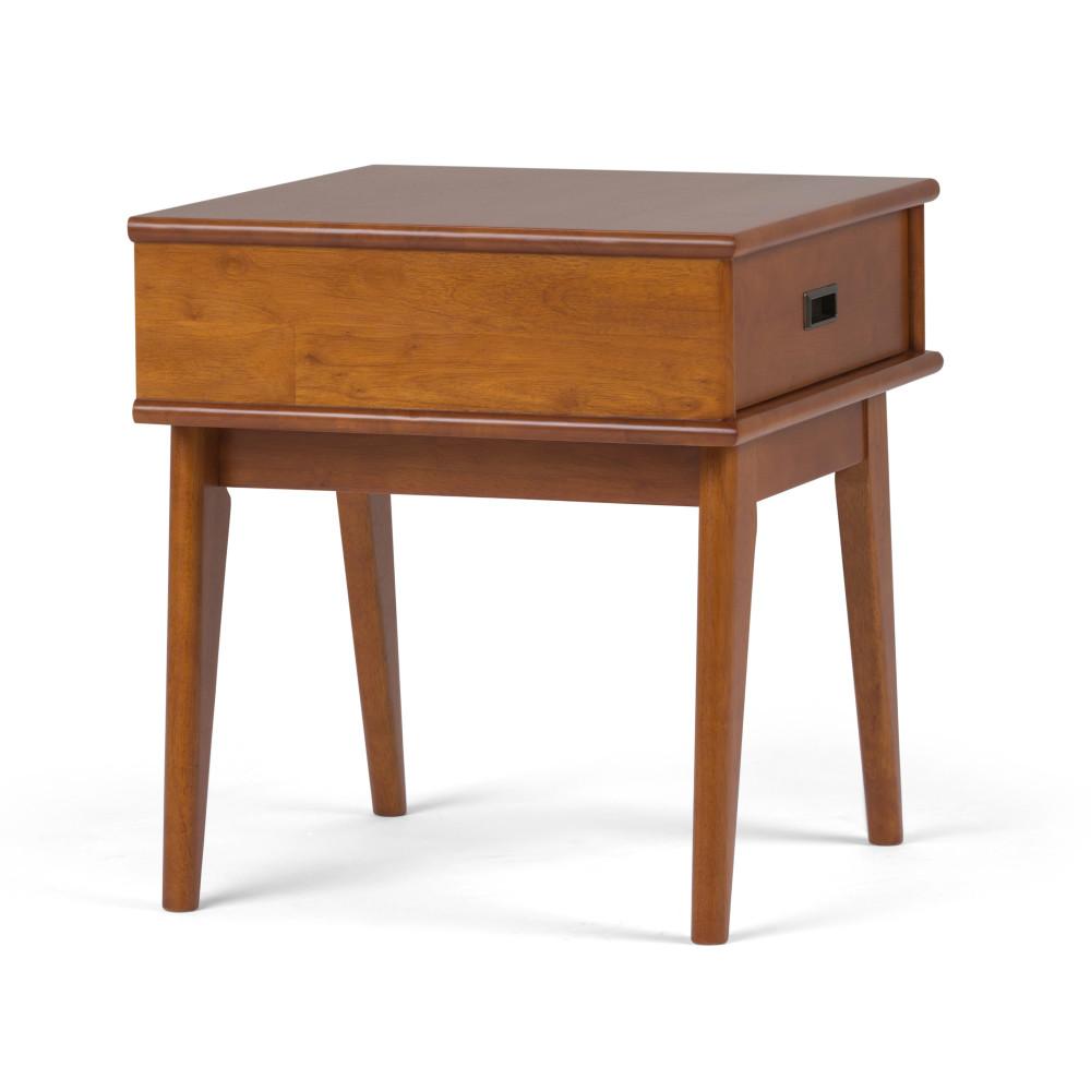 Teak Brown | Draper Mid Century End Table