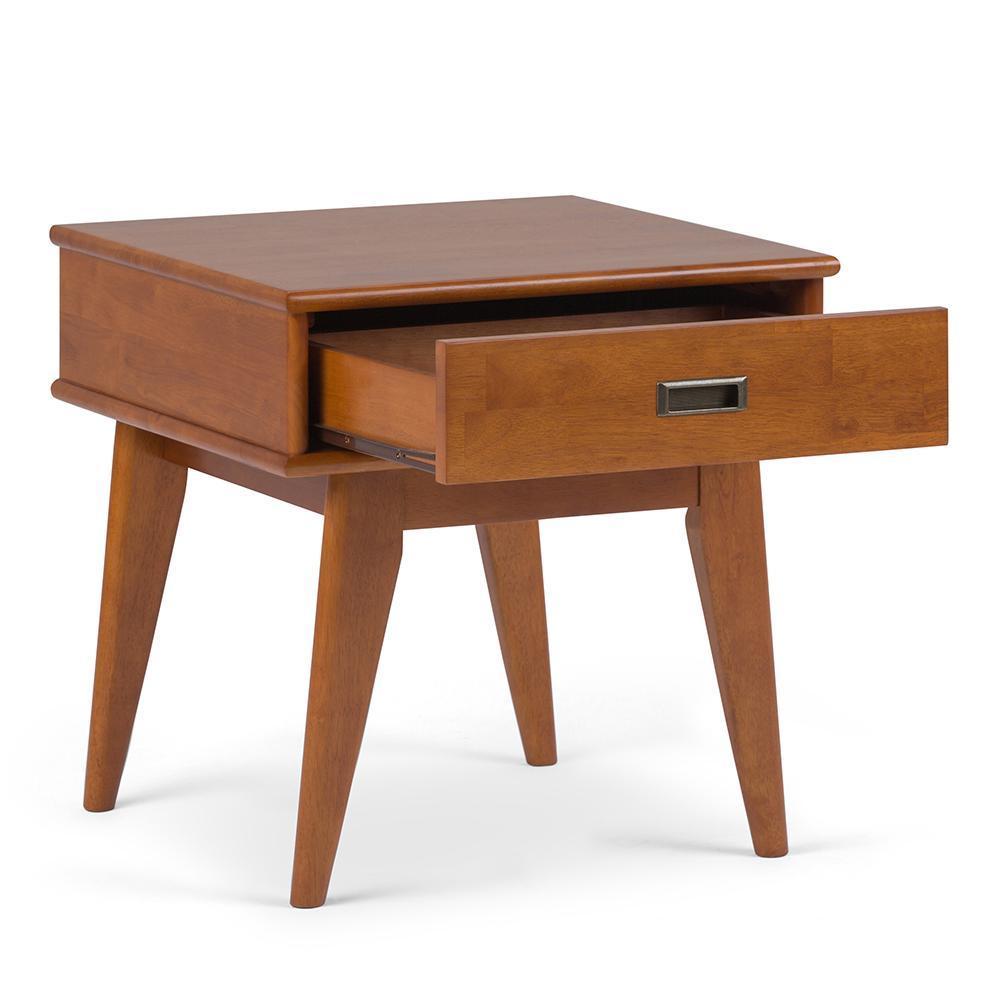 Teak Brown | Draper Mid Century End Table