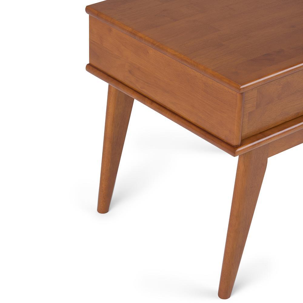 Teak Brown | Draper Mid Century End Table