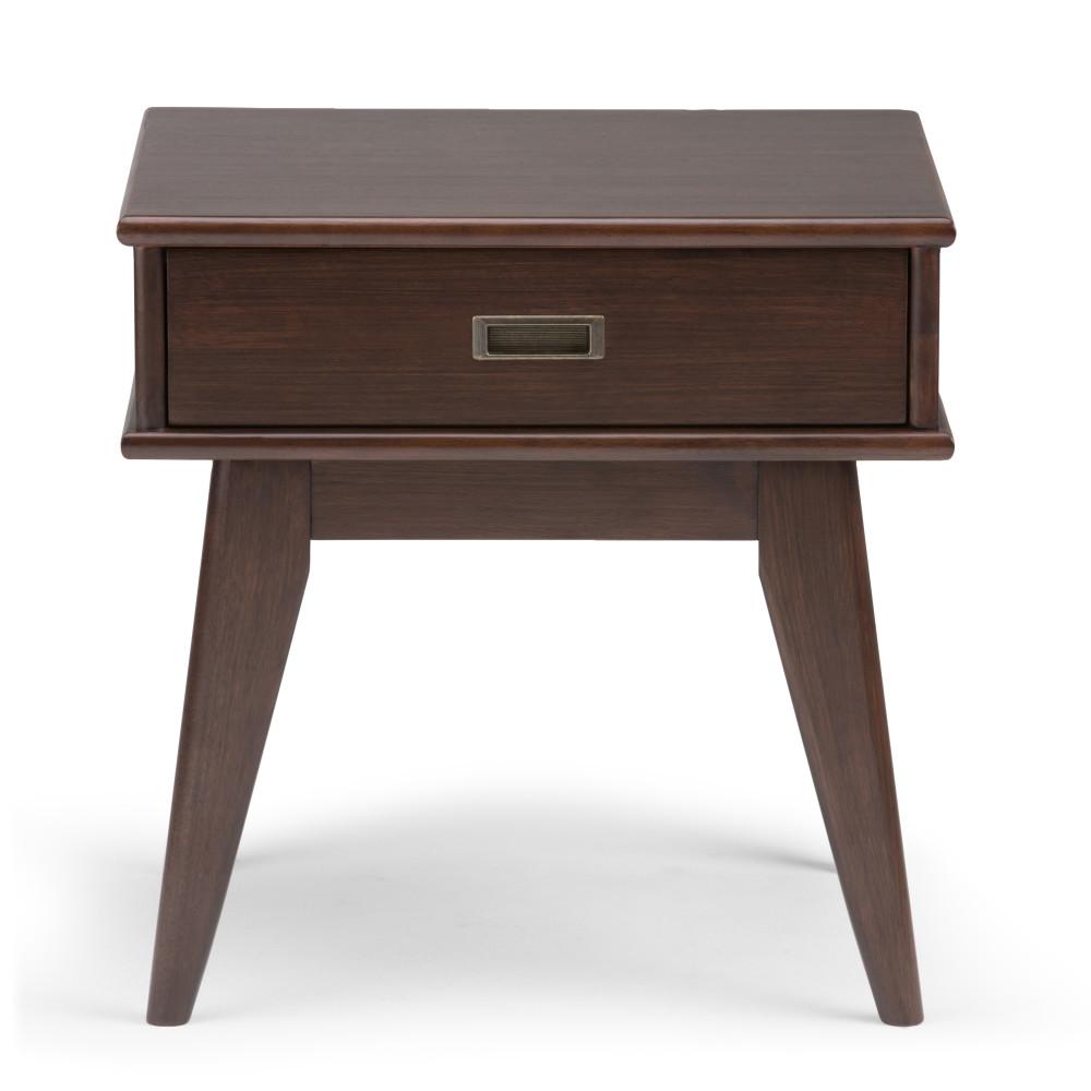 Medium Auburn Brown | Draper Mid Century End Table