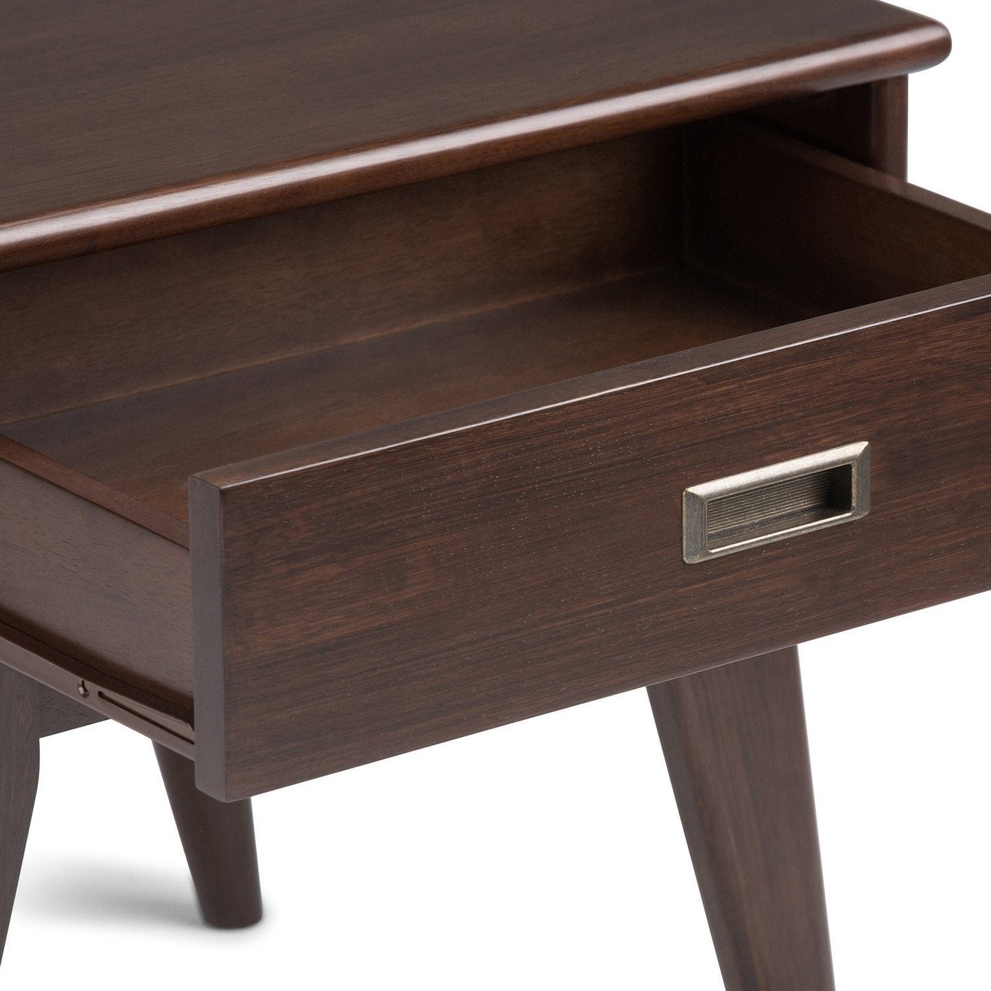 Medium Auburn Brown | Draper Mid Century End Table