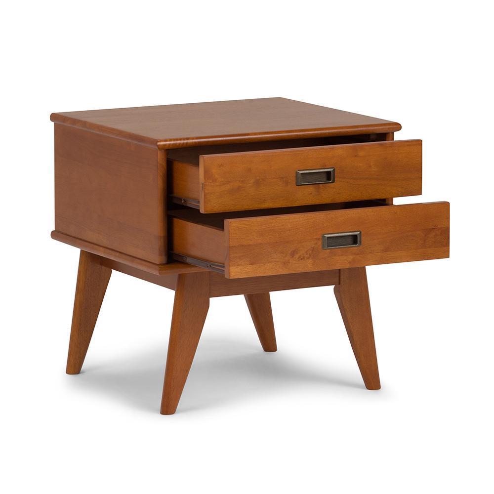 Teak Brown | Draper Mid Century Side Table