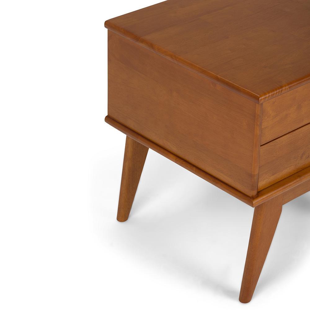 Teak Brown | Draper Mid Century Side Table