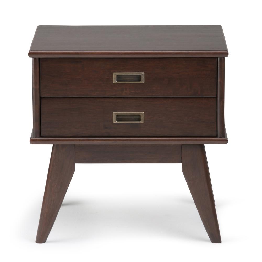 Medium Auburn Brown | Draper Mid Century Side Table