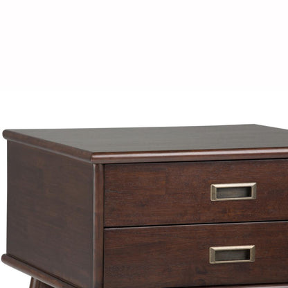 Medium Auburn Brown | Draper Mid Century Side Table