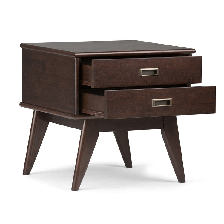 Medium Auburn Brown | Draper Mid Century Side Table