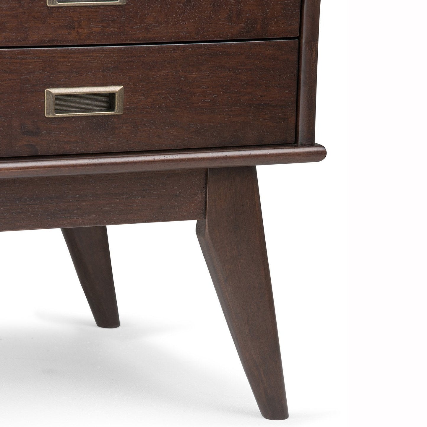 Medium Auburn Brown | Draper Mid Century Side Table