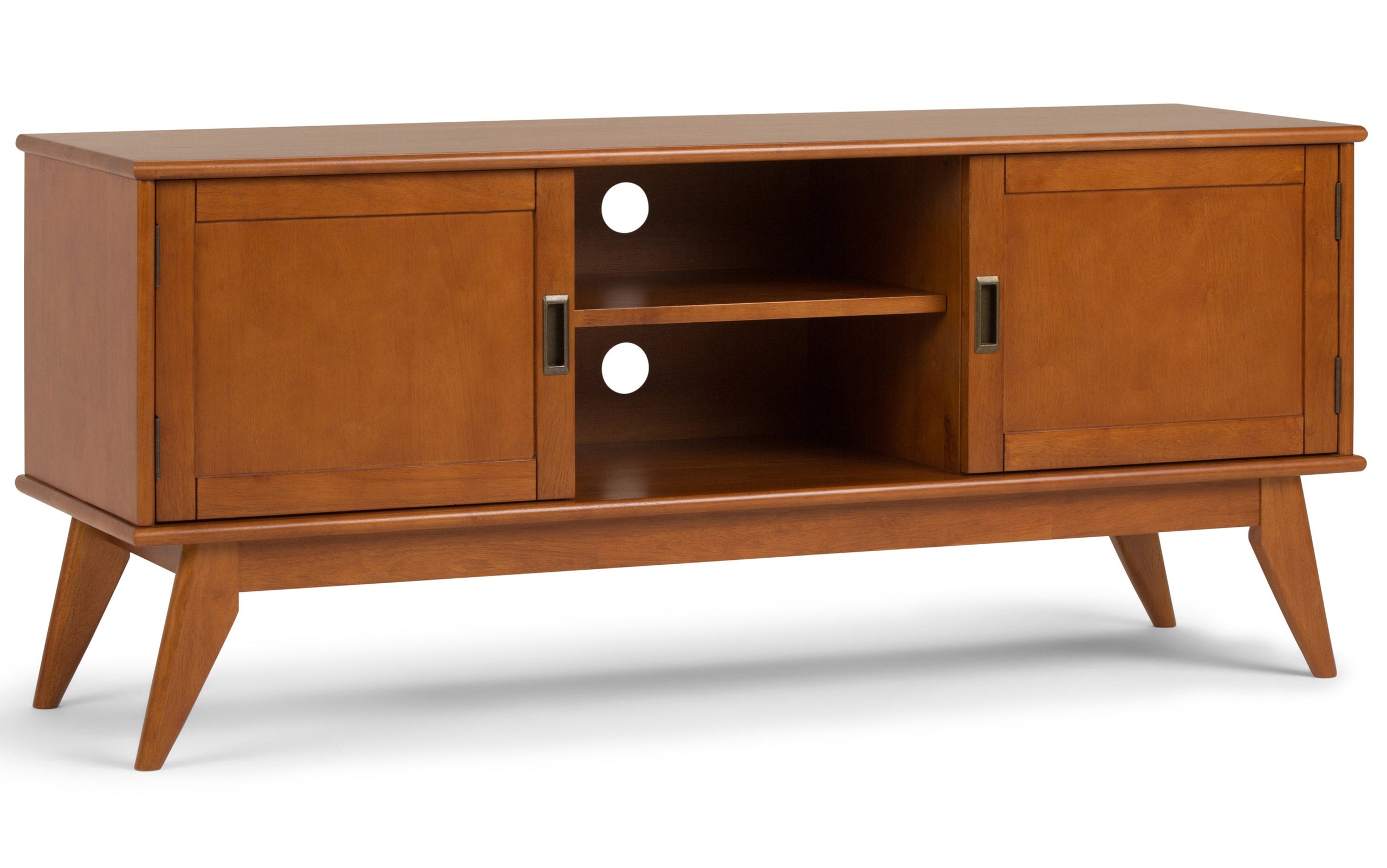 Teak Brown | Draper Mid Century Low TV Stand