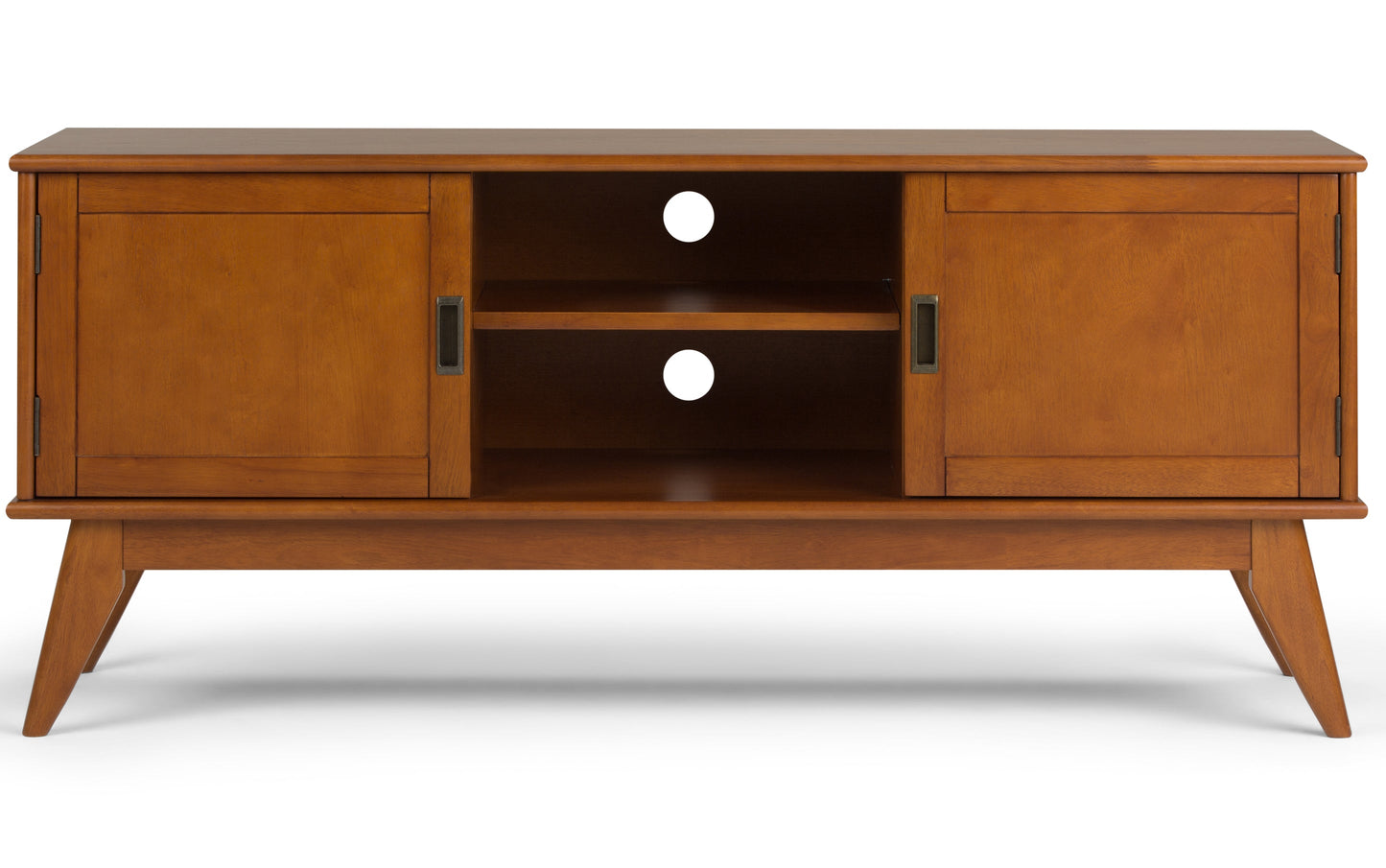 Teak Brown | Draper Mid Century Low TV Stand