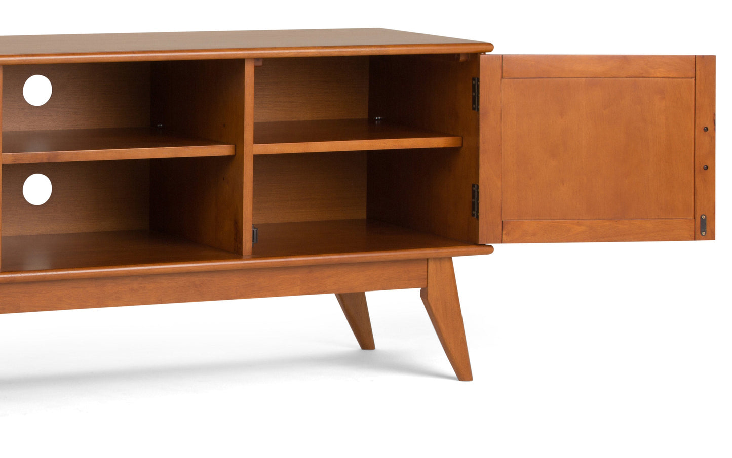 Teak Brown | Draper Mid Century Low TV Stand