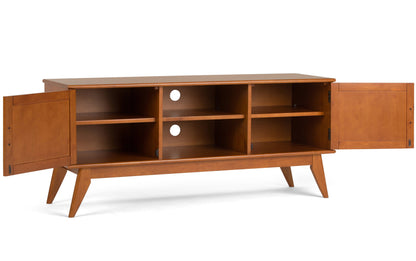 Teak Brown | Draper Mid Century Low TV Stand